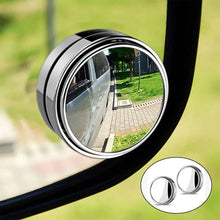 Car Blind Spot Side Mirror Round HD Glass Blindspot Mirror (2 Pcs Set) - justgrabit.in | Just Grab It