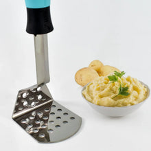 Apex L - Handle Stainless Steel Potato Masher Ergonomic Grip (1 Pc) - Justgrabit Inc.
