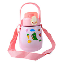 Stainless Steel Vacuum Insulated Water Bottle with Handle & Sticker (700 ML) - justgrabit.in | Just Grab It