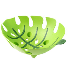 Supermom Leaf - Shaped Plastic Fruit Basket (1 Pc) - justgrabit.in | Just Grab It