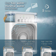 Portable Air Cooler Fan with 7 - Color Light – Personal AC Fan - justgrabit.in | Just Grab It