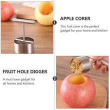 Corer Pear Core Separator Vegetable Core Remover Seeder Cutter Pitter Fruit Hole Remover Coring Tool (1 Pc) - Justgrabit Inc.