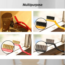 3 - Piece Mini Wire Brush Set: Tackle Tough Cleaning Jobs (Multi - Material) - Justgrabit Inc.