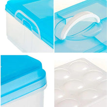 3 - Layer Plastic Refrigerator Egg Storage Box (36 Grid) - Justgrabit Inc.