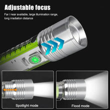 Pattern Flashlight USB Flashlight Rechargeable LED Torch Light (1 Pc) - Justgrabit Inc.