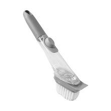 Multipurpose Dish Scrub Brush with Built - In Soap Dispenser (1 Pc) - justgrabit.in | Just Grab It