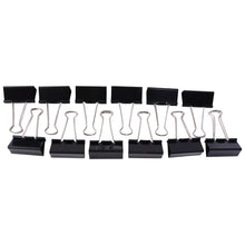 25mm Black Binder Clips (12 Pc) - justgrabit.in | Just Grab It