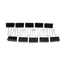 Strong Black Binder Clips (10 Pc ) - justgrabit.in | Just Grab It