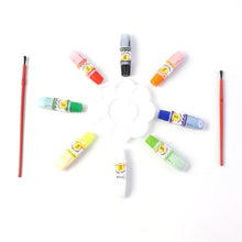Watercolor Paint Set with 8 Vibrant Colors, Brushes, and Palette - justgrabit.in | Just Grab It