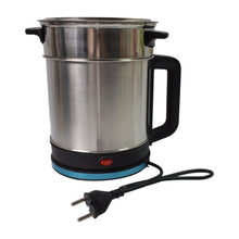 Soup Pot with Lid, Stainless Steel Multi Cooker Kettle (800W / 2.5 Ltr.) - justgrabit.in | Just Grab It