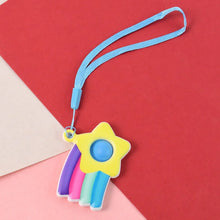 Stress Relief Silicone Push Fidget Toy Keychain for Kids (1 Pc) - Justgrabit Inc.