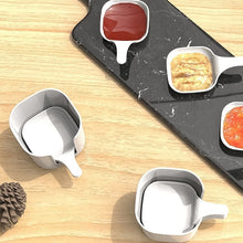 7 in 1 Side Dish Dip Bowl Set with Handle Mini Dipping Bowls (7 Pcs Set) - justgrabit.in | Just Grab It