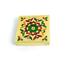 Handicraft Wood Chowki for Pooja , Wooden Bajot (1 Pc / Mix Descign & Color) - justgrabit.in | Just Grab It
