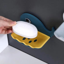 Fish Shape Wall - Mounted Double Layer Soap Holder for Bathroom & Kitchen - justgrabit.in | Just Grab It