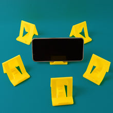 Adjustable Foldable Plastic Mobile Phone Stand (6 Pc / Mix Color) - justgrabit.in | Just Grab It