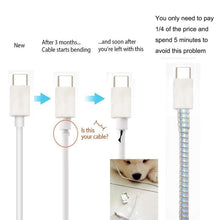 Metallic Cable Protector for Cords & Headphones (Spiral Wrap) - justgrabit.in | Just Grab It
