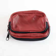Premium Leather Zippered Card Holder & Accessories Case - Justgrabit Inc.
