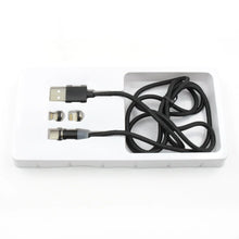 Magnetic Charging Cable 3 in 1 Metal Magnetic Micro USB Type C Lighting Cable with LED, Multiple Charging Adapters for All Android and all Smartphones (Compatible with All Android and iPhone Smartphones, Tablet, PC, Mobile - Justgrabit Inc.