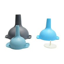3 in 1 Kitchen Funnel Set of 3, Funnel for Filling Bottle, Small Canning Funnel with Handle, Food Grade Plastic Funnel with Detachable Strainer Filter for Liquid, Dry Ingredients, and Powder - Justgrabit Inc.