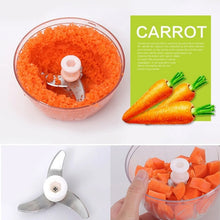 Manual Food Chopper, Compact & Powerful Hand Held Vegetable Chopper / Blender - Justgrabit Inc.