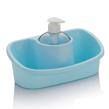3 in 1 Hand wash Liquid Soap Dispenser with Sponge Holder (1 Set) - justgrabit.in | Just Grab It