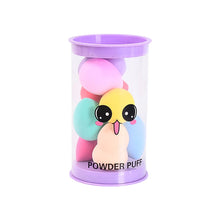 Makeup Beauty Powder Puff (8 Pcs Set / With Case / Mix Color) - justgrabit.in | Just Grab It