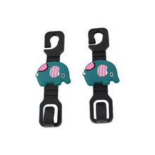 Multi - Purpose Car Seat Headrest Hooks (Mix Design / 2 Pc Set) - Justgrabit Inc.