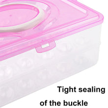 Double Layer 24 Grid Egg Storage Box for Egg Storage Container - Justgrabit Inc.