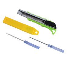 Heavy Duty Working Cutter Knife replacement blade, 2 Screwdriver Hand Tool (4 Pc Set) - justgrabit.in | Just Grab It