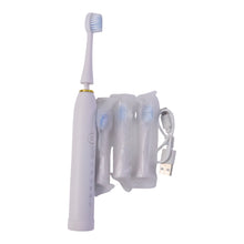 Rechargeable Electric Toothbrush White Color With 3 Extra head (1 Pc/ mix Color) - justgrabit.in | Just Grab It