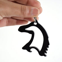 Metal Horse Face Shaped Keychain (1 Pc) - justgrabit.in | Just Grab It