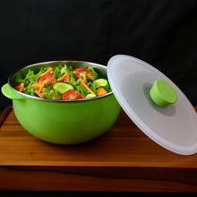 Apex 2200ml Microwave - Safe Plastic Serving Bowl with Lid (1 Pc) - Justgrabit Inc.