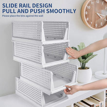 Clothes Organizer 4 layer Drawer for Wardrobe Cupboard Organizer for Clothes Foldable and Stackable Closet Organizer Drawer Organizer for Clothes Multi Purpose Plastic Drawer - justgrabit.in | Just Grab It