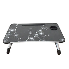Laptop Table Foldable Portable Notebook Bed Lap Desk Tray Stand Reading Holder with Coffee Cup Slot for Breakfast, Reading & Movie Watching. - Justgrabit Inc.