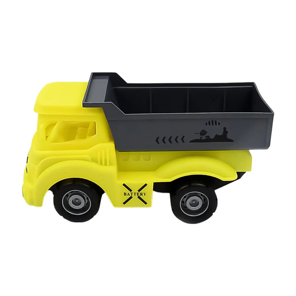 Friction Powered Dumper Toy Truck For Kids | With Opening Container Feature | Strong & Durable Plastic Material | Indoor & Outdoor Play Birthday Gift for Baby Boys & Girls (1 Pc) - Justgrabit Inc.