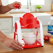 Manual Ice Snow Maker Machine (1 Set Red Color) - justgrabit.in | Just Grab It