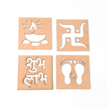 Wooden Decorative Cutouts (Mix Design / 4 Pc) - Justgrabit Inc.