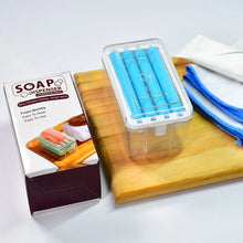 2 - in - 1 Portable Soap Dish & Dispenser – Multifunctional Soap Holder with Roller & Drain Holes for Bathroom, Kitchen, Home Use (1 Pc) - Justgrabit Inc.