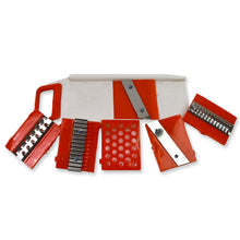 Plastic 6 in 1 Vegetables Slicer, Cutter and Fruit Dicer Grater (1 Set) - justgrabit.in | Just Grab It
