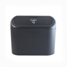 Mini Car Trash Can with Lid, Waterproof Car Trash Bin Storage Box (1 Pc) - justgrabit.in | Just Grab It
