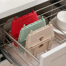 Flexi fold Storage Basket Box with Holes Ventilated Design (23×20 Cm / 1 Pc) - justgrabit.in | Just Grab It