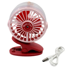 Portable Clip - on Fan, Battery Operated, With Light & Spray, Small Yet Powerful USB Table Fan, 3 - Speed Quiet Rechargeable Mini Desk Fan, 360° Rotation, Personal Cooling Fan for Home, Office, Camping - Justgrabit Inc.