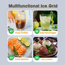 Ice Cube Tray with Lid 32 Grid, Storage Box Kitchen Bar Tool (1 Pc) - justgrabit.in | Just Grab It