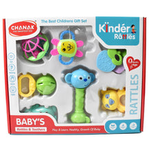 Kinder Rattles & Teething Set – Non - Toxic Shake & Grab Baby Toys (8 Pcs Set) - justgrabit.in | Just Grab It