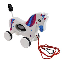 Pull Along Toy Unicorn | Pull String Toys for Babies - justgrabit.in | Just Grab It
