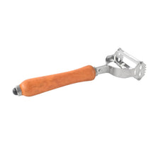 Vegetable and Fruit Peeler with Wooden Handle (1 Pc) - Justgrabit Inc.