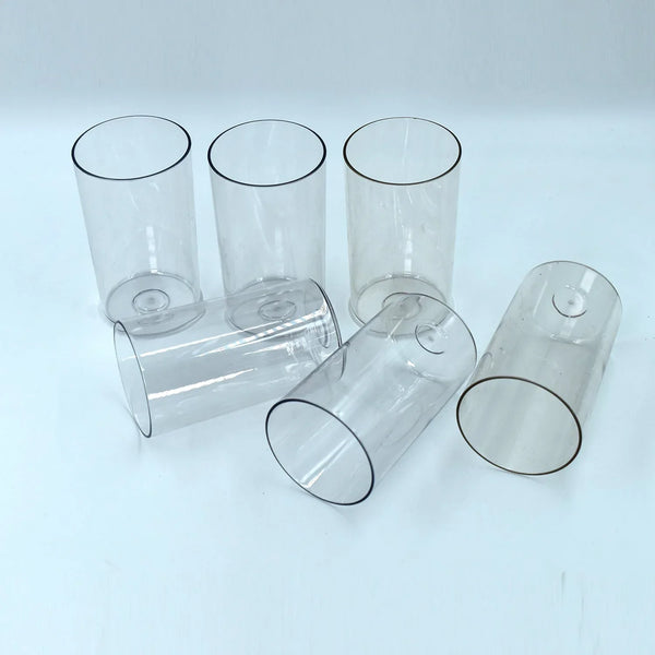 Ganesh Classic Plastic Glass Set of - 6 (Each Glass 350ml) - justgrabit.in | Just Grab It