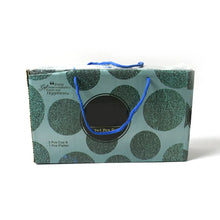 Ceramic Tea/Coffee Cup Set - Alpino 3 - Piece with 2 - Compartment Serving Platter (BPA - Free) - Justgrabit Inc.
