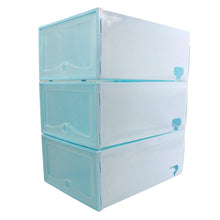 3 Layer Plastic Shoes Storage Box, Stackable Shoe Storage (1 Set / 3 Layer Set) - justgrabit.in | Just Grab It