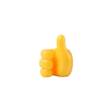 Yellow Multifunctional Multi functional Hand Shape Wall Clip Hanger Keys Cable Holder - justgrabit.in | Just Grab It
